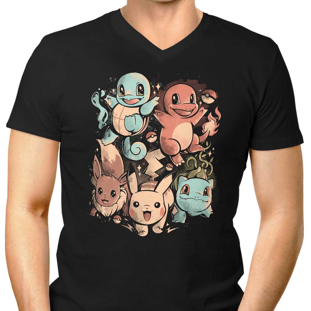 Choose Your Starter Men's V-Neck - Adult & Kids T-Shirts, Sweatshirts & Hoodies apparel design preview 1