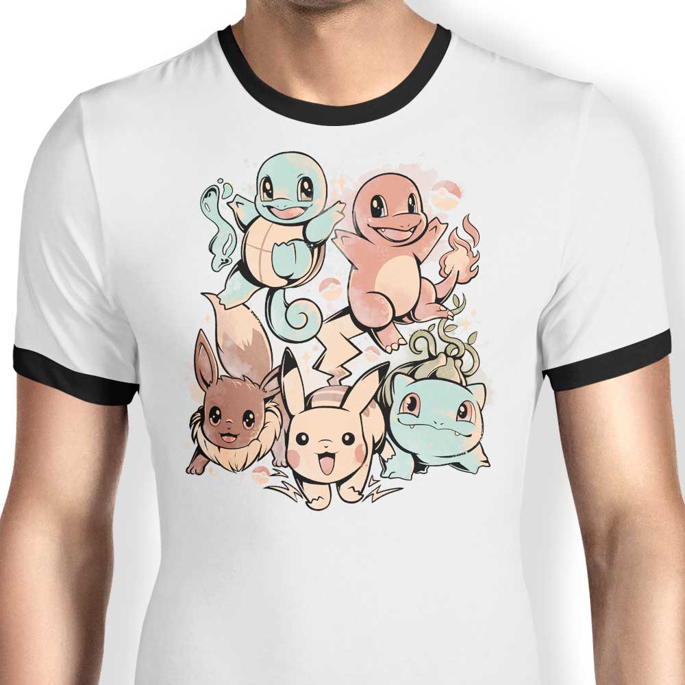 Choose Your Starter Ringer - Adult & Kids T-Shirts, Sweatshirts & Hoodies apparel design preview 1