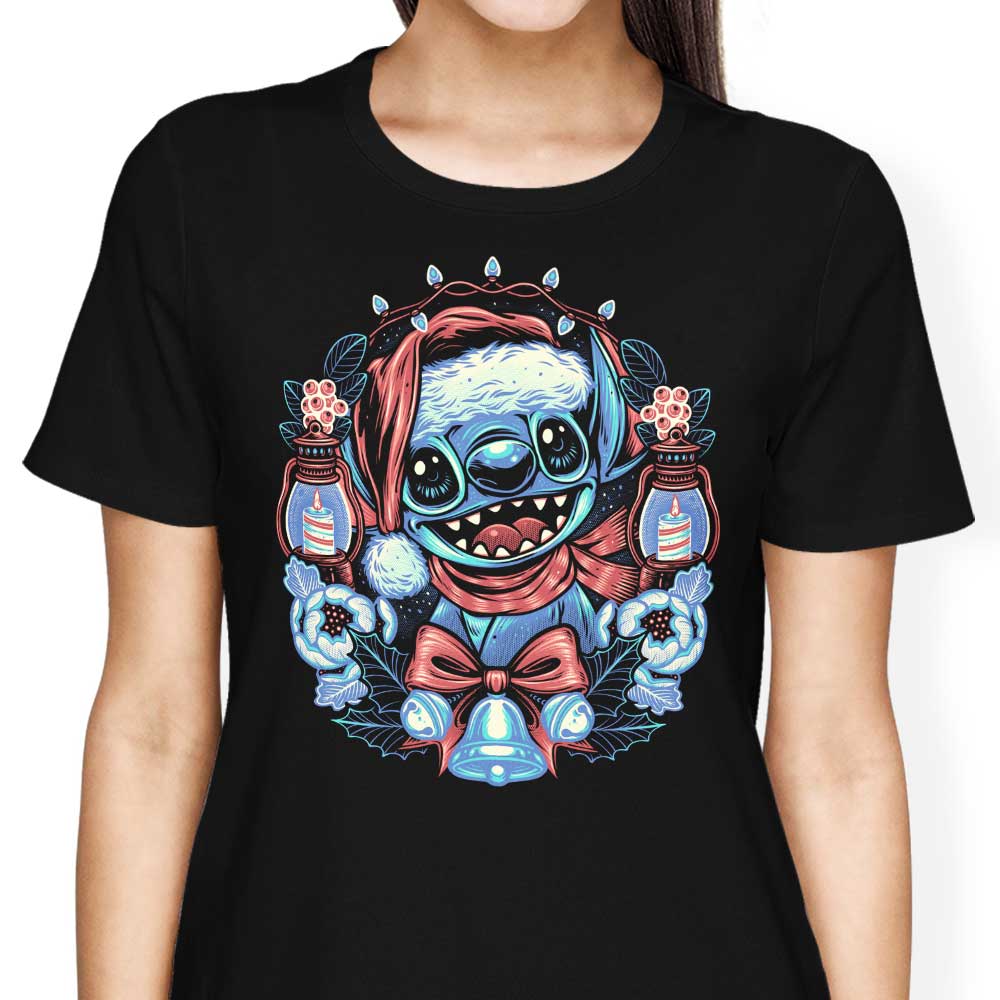 Christmas Alien Women's Apparel - Adult & Kids T-Shirts, Sweatshirts & Hoodies apparel design preview 1