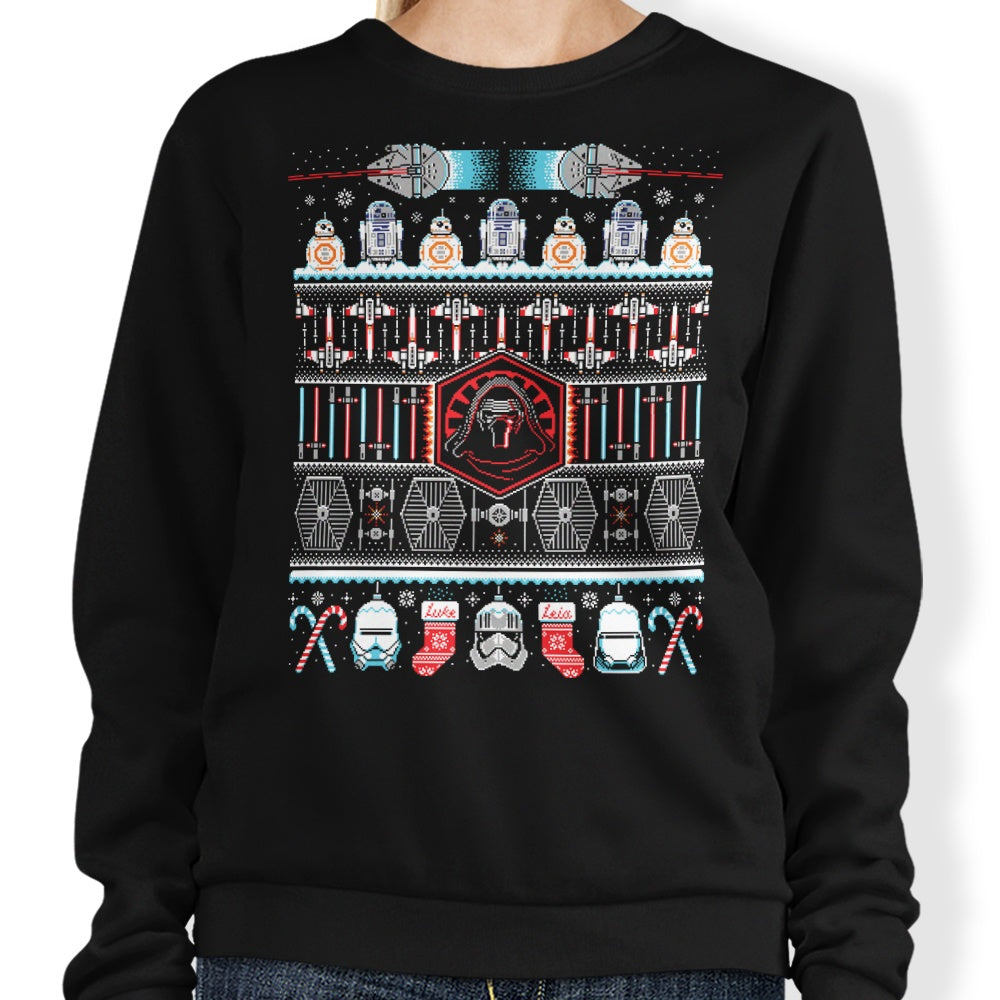 Christmas Awakens - Adult & Kids T-Shirts, Sweatshirts & Hoodies apparel design preview 1