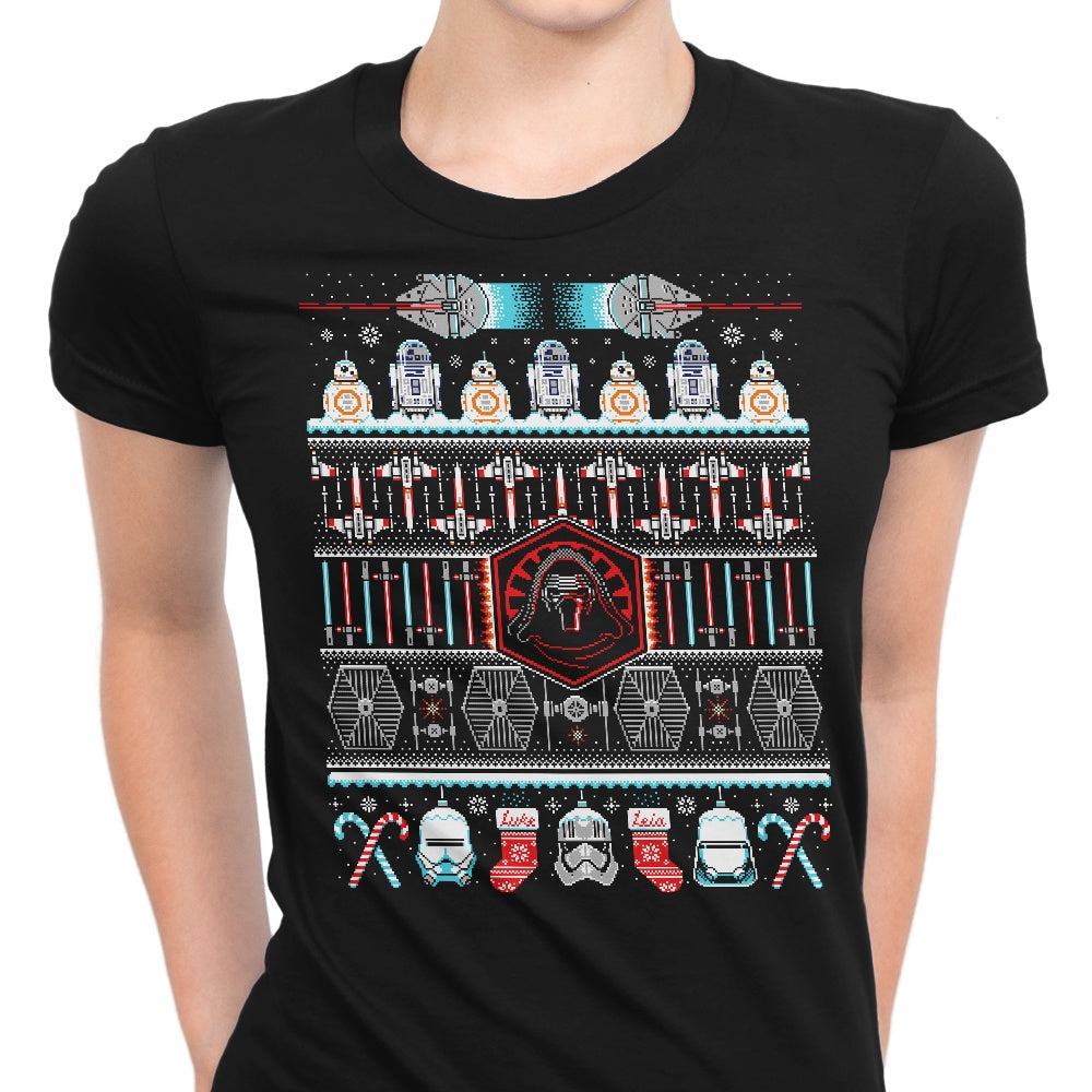 Christmas Awakens Women's Apparel - Adult & Kids T-Shirts, Sweatshirts & Hoodies apparel design preview 1