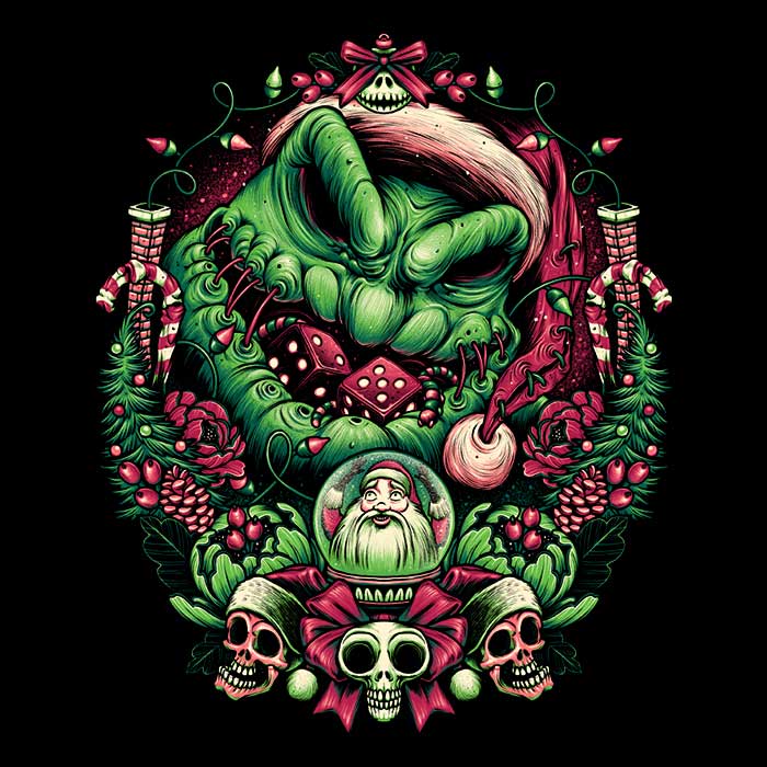 Christmas Boogeyman Women's Apparel - Adult & Kids T-Shirts, Sweatshirts & Hoodies apparel design preview 2