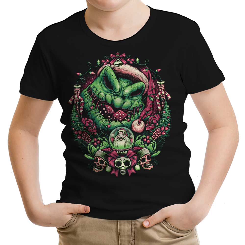Christmas Boogeyman Youth Apparel - Adult & Kids T-Shirts, Sweatshirts & Hoodies apparel design preview 1