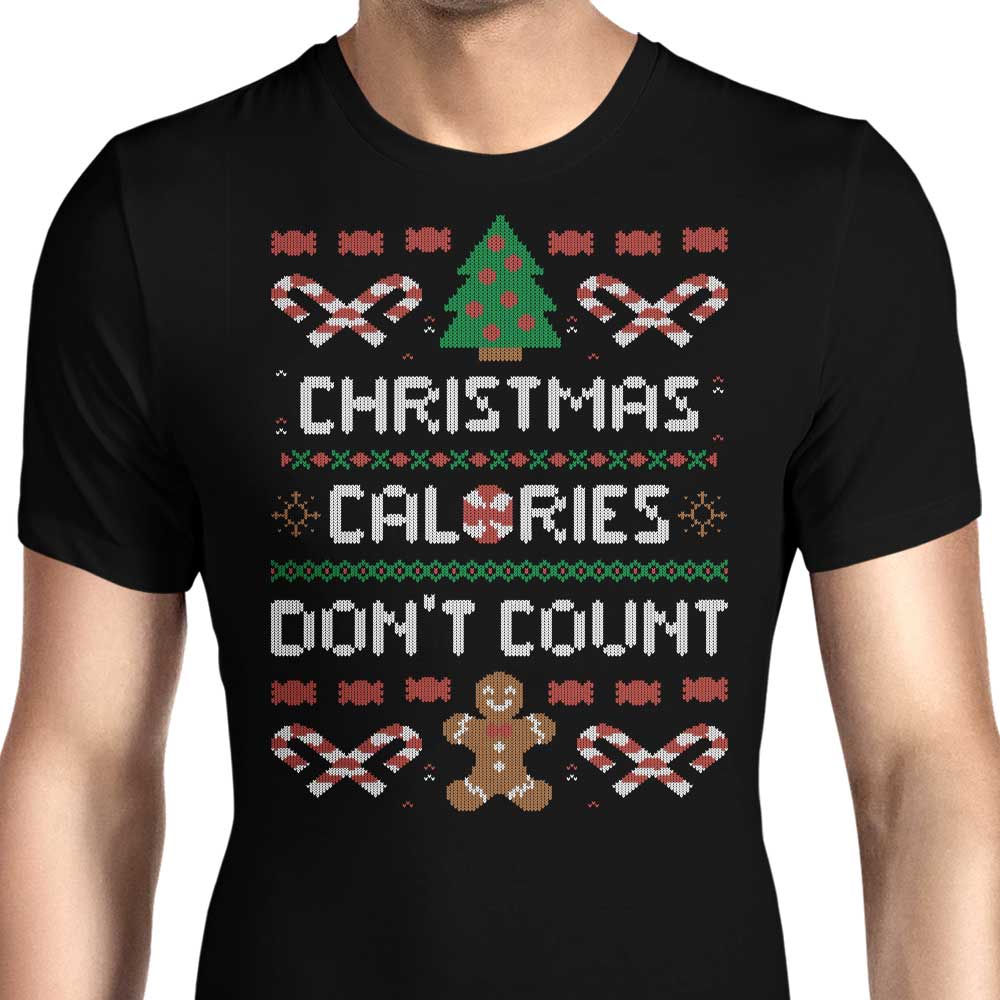Christmas Calories Don't Count Men's Apparel - Adult & Kids T-Shirts, Sweatshirts & Hoodies apparel design preview 1