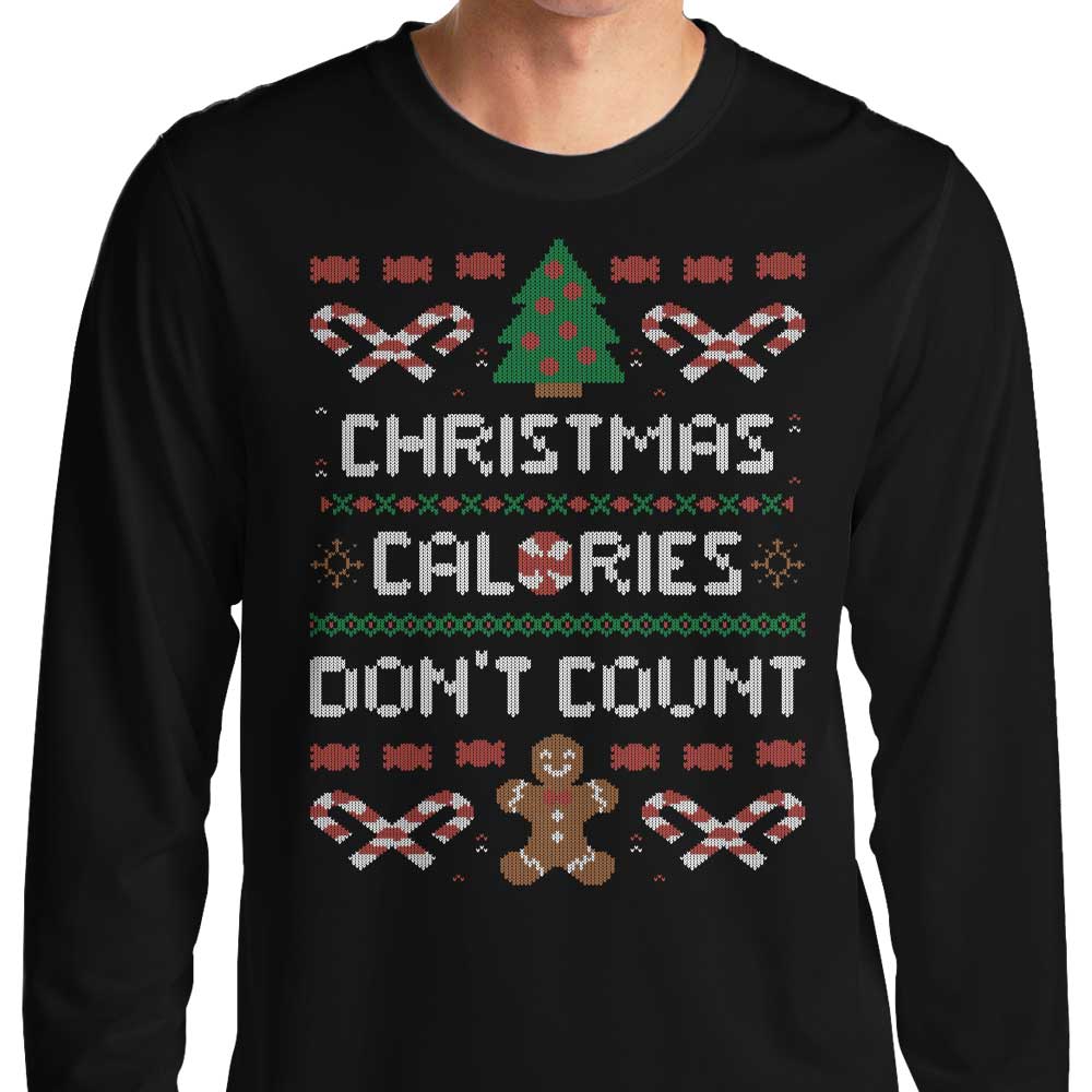 Christmas Calories Don't Count - Adult & Kids T-Shirts, Sweatshirts & Hoodies apparel design preview 1