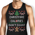 Christmas Calories Don't Count Tank Top - Adult & Kids T-Shirts, Sweatshirts & Hoodies apparel design preview 1