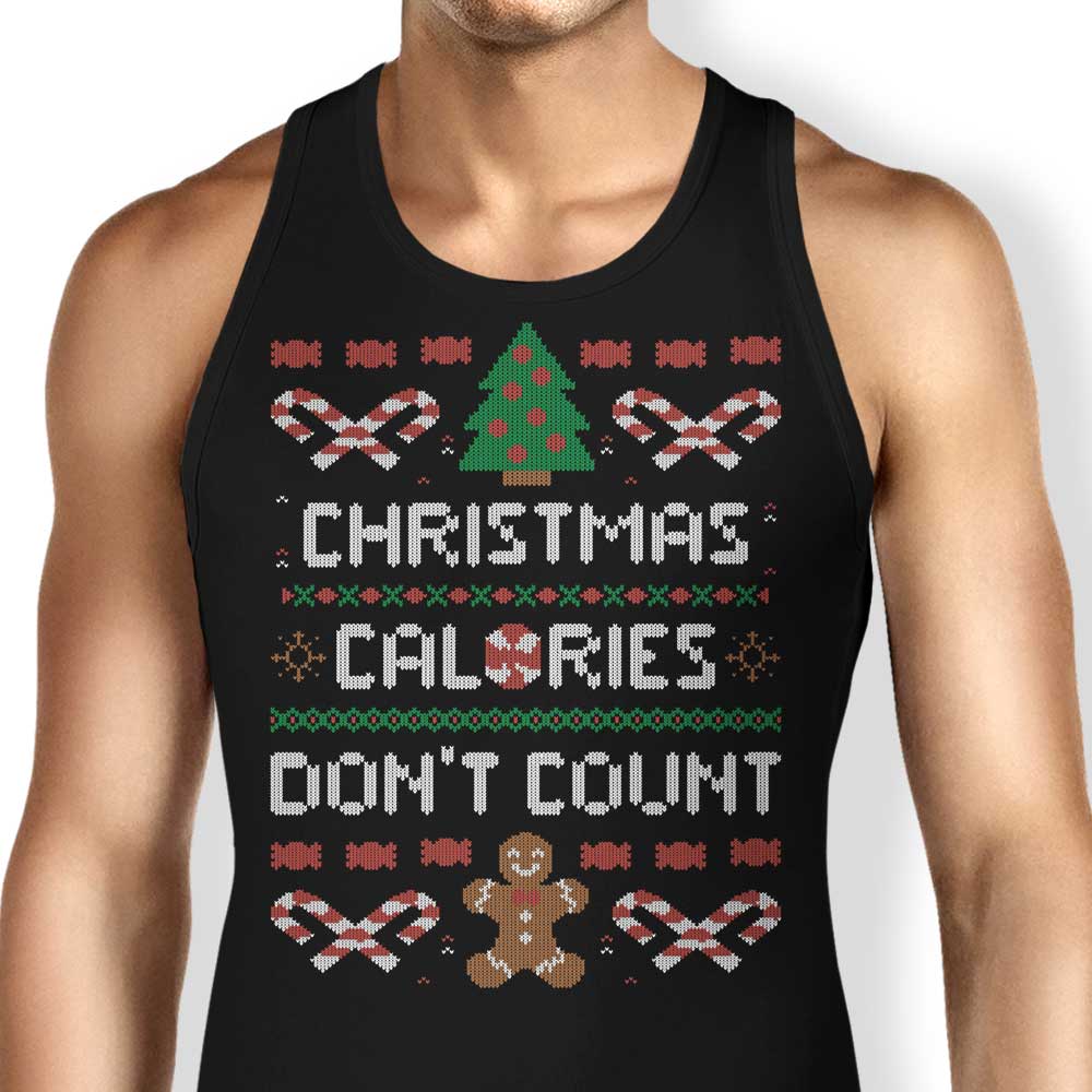 Christmas Calories Don't Count Tank Top - Adult & Kids T-Shirts, Sweatshirts & Hoodies apparel design preview 1