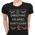 Christmas Calories Don't Count Women's Apparel - Adult & Kids T-Shirts, Sweatshirts & Hoodies apparel design preview 1