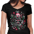 Christmas Cat Butt Women's V-Neck - Adult & Kids T-Shirts, Sweatshirts & Hoodies apparel design preview 1