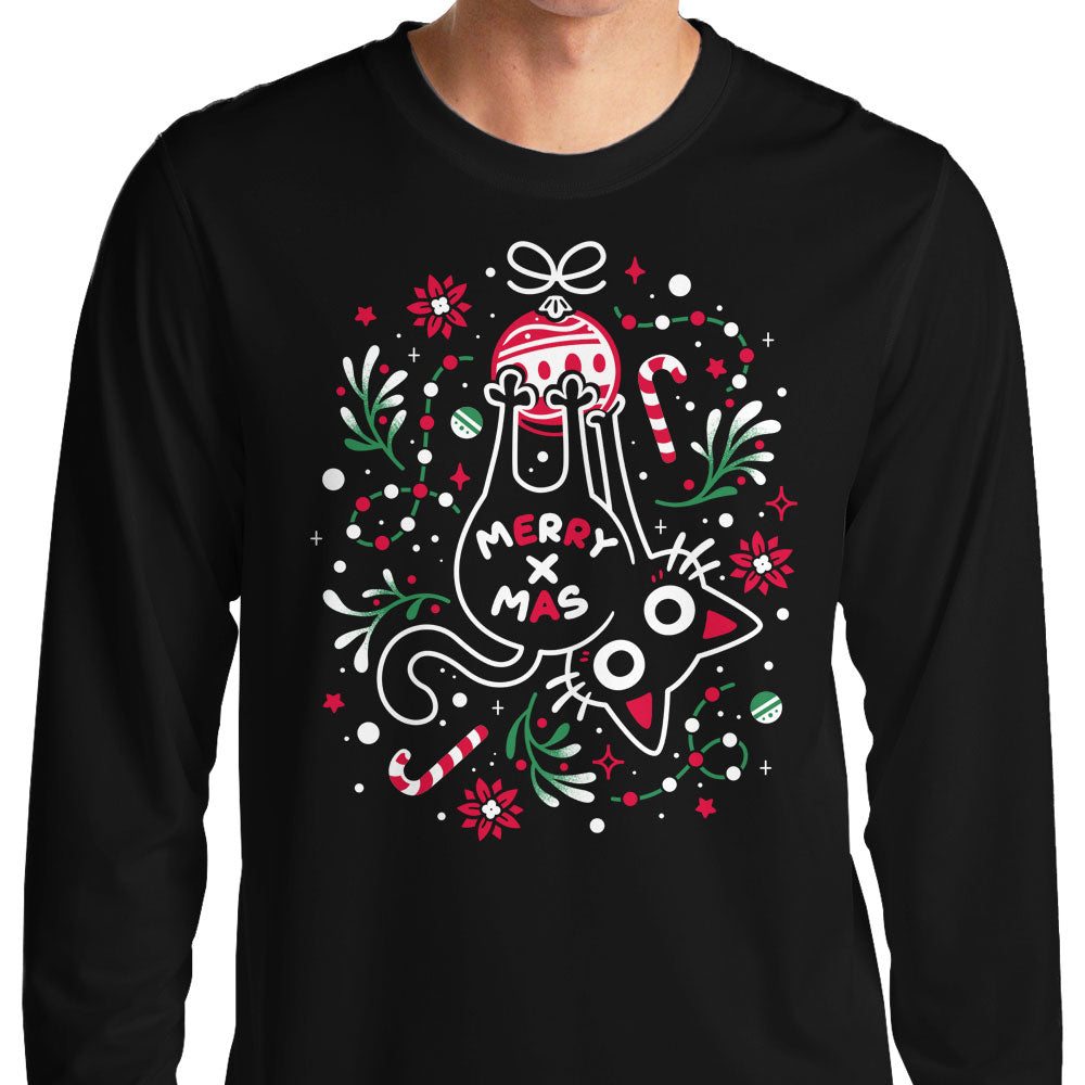 Christmas Cat Butt - Adult & Kids T-Shirts, Sweatshirts & Hoodies apparel design preview 1