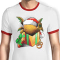 Christmas Chicken Pig Ringer - Adult & Kids T-Shirts, Sweatshirts & Hoodies apparel design preview 1