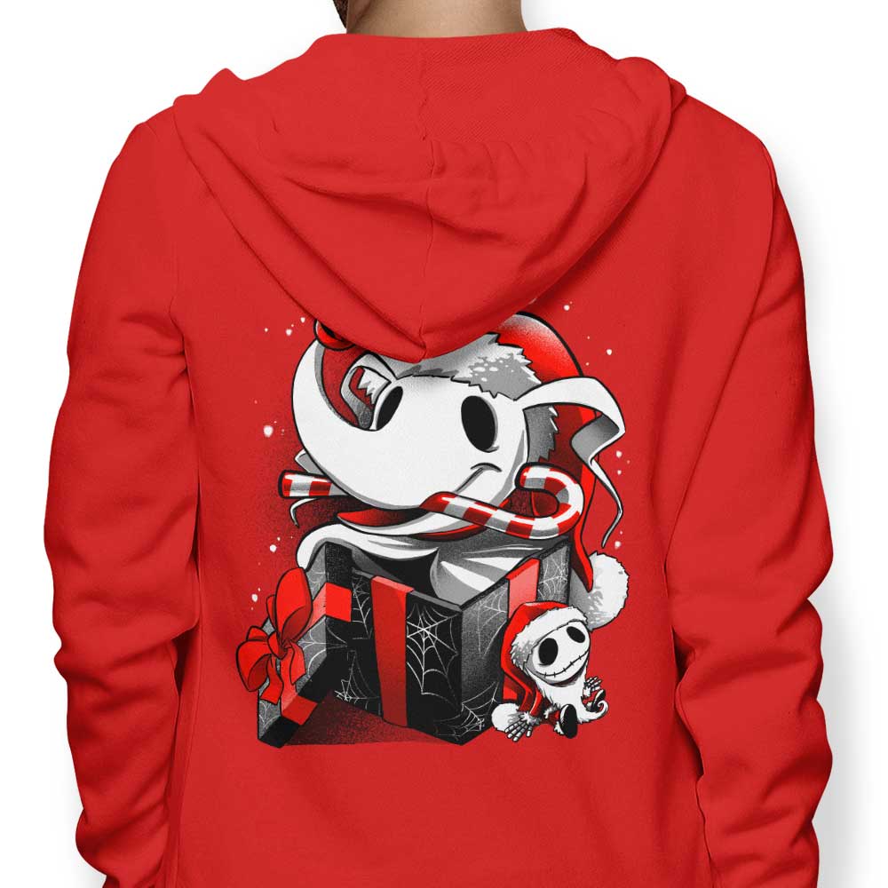Christmas Ghost Dog - Adult & Kids T-Shirts, Sweatshirts & Hoodies apparel design preview 1