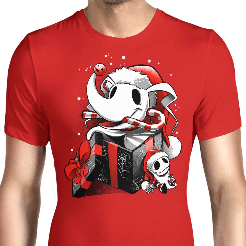 Christmas Ghost Dog Men's Apparel - Adult & Kids T-Shirts, Sweatshirts & Hoodies apparel design preview 1