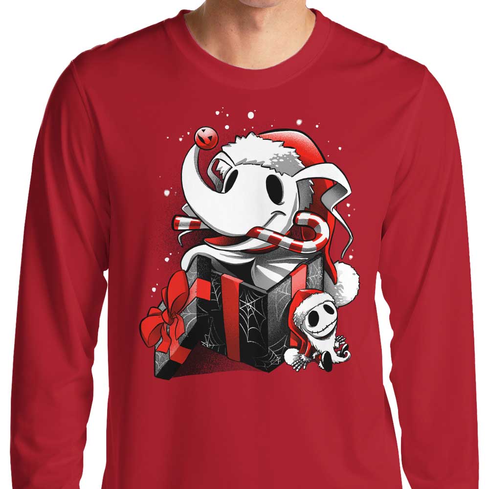 Christmas Ghost Dog - Adult & Kids T-Shirts, Sweatshirts & Hoodies apparel design preview 1