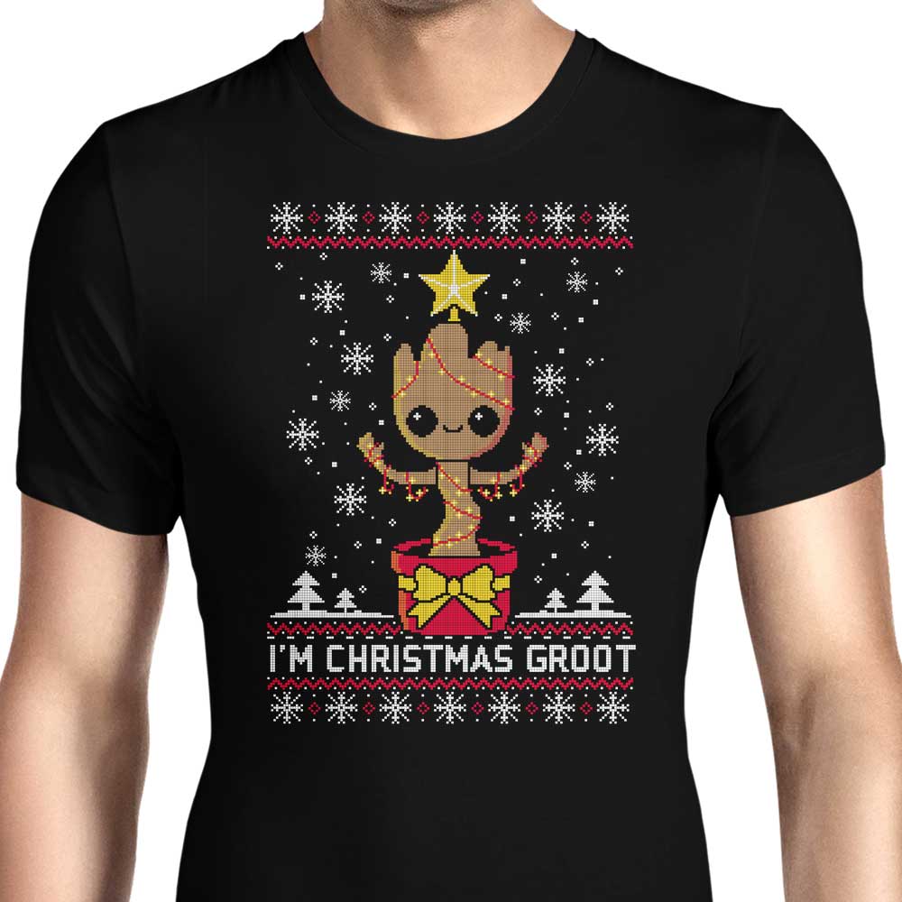 Christmas Groot Men's Apparel - Adult & Kids T-Shirts, Sweatshirts & Hoodies apparel design preview 1