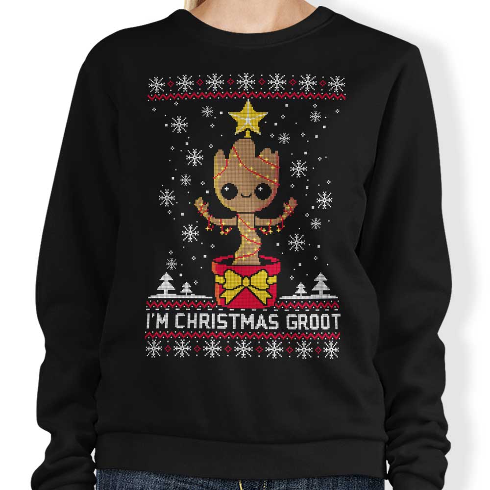 Christmas Groot - Adult & Kids T-Shirts, Sweatshirts & Hoodies apparel design preview 1
