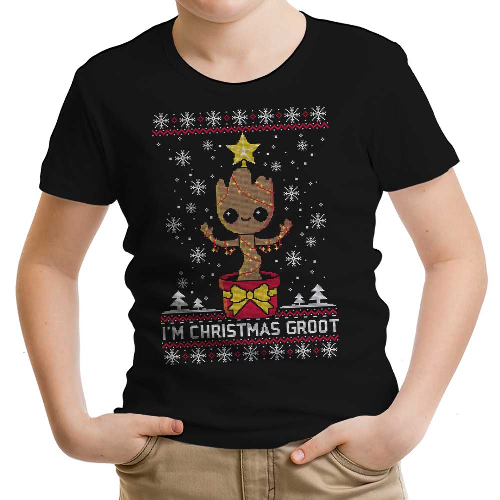 Christmas Groot Youth Apparel - Adult & Kids T-Shirts, Sweatshirts & Hoodies apparel design preview 1
