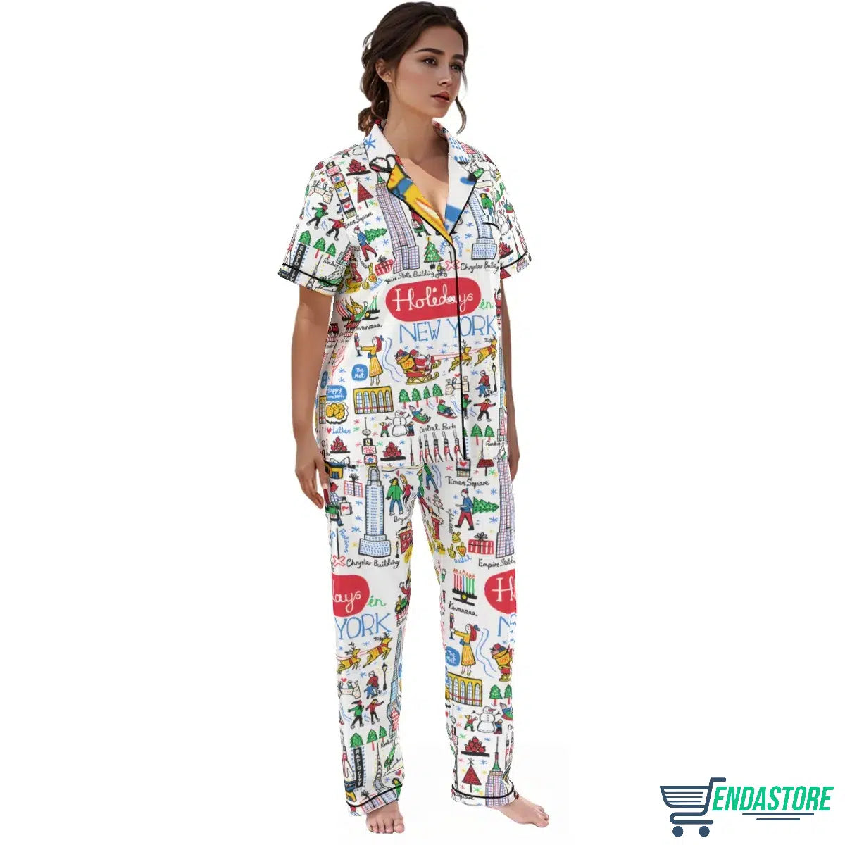 Christmas Holidays In New York Pajama Set product image 4