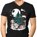 Christmas in the Stars Men's V-Neck - Adult & Kids T-Shirts, Sweatshirts & Hoodies apparel design preview 1