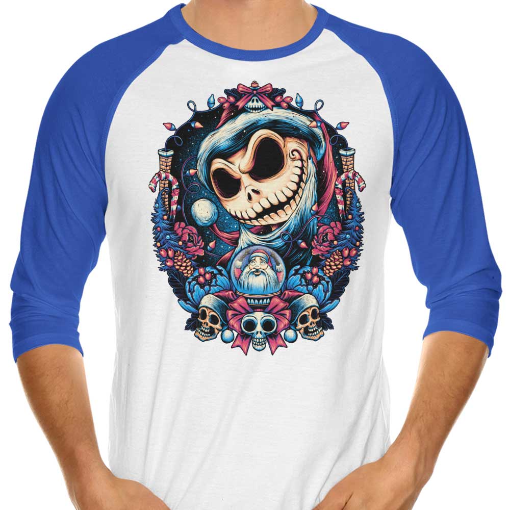 Christmas King 3/4 Sleeve Raglan - Adult & Kids T-Shirts, Sweatshirts & Hoodies apparel design preview 1