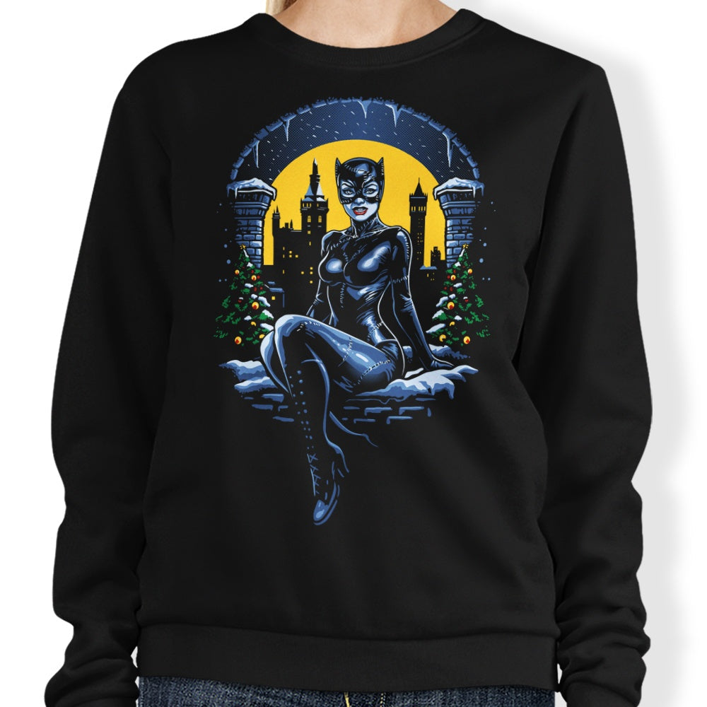 Christmas Kitty - Adult & Kids T-Shirts, Sweatshirts & Hoodies apparel design preview 1