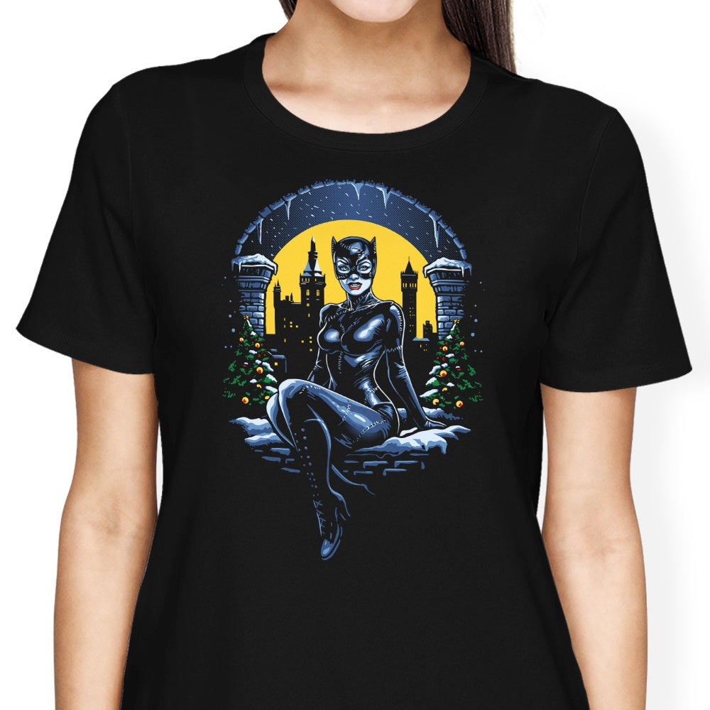 Christmas Kitty Women's Apparel - Adult & Kids T-Shirts, Sweatshirts & Hoodies apparel design preview 1