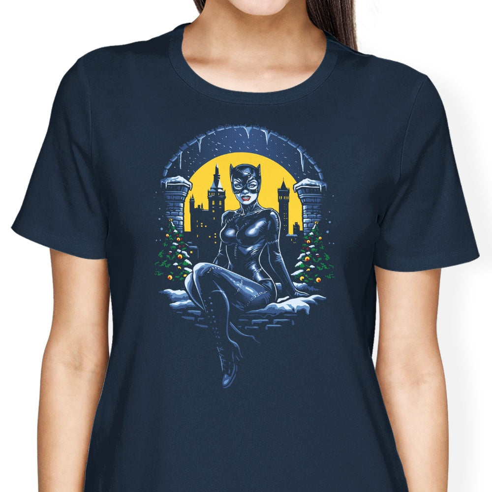 Christmas Kitty Women's Apparel - Adult & Kids T-Shirts, Sweatshirts & Hoodies apparel design preview 2