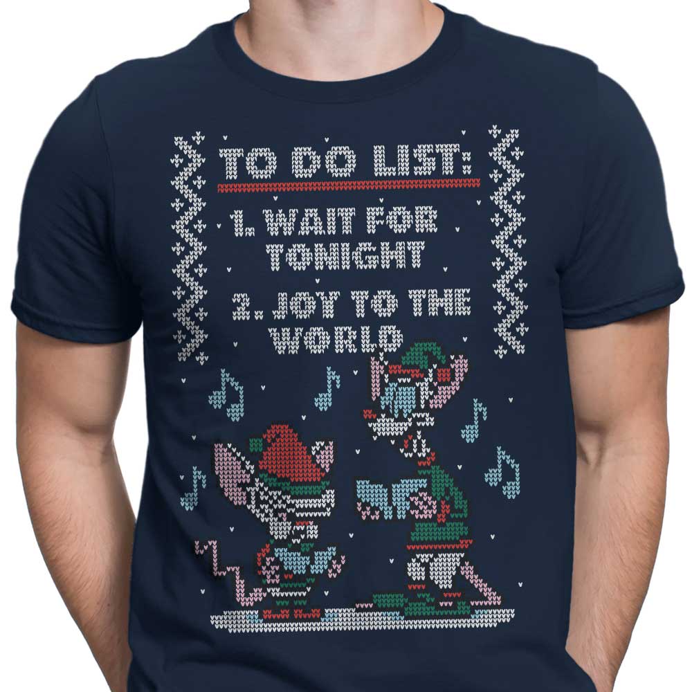 Christmas List Sweater Men's Apparel - Adult & Kids T-Shirts, Sweatshirts & Hoodies apparel design preview 2
