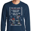 Christmas List Sweater - Adult & Kids T-Shirts, Sweatshirts & Hoodies apparel design preview 1