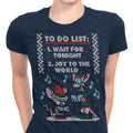 Christmas List Sweater Women's Apparel - Adult & Kids T-Shirts, Sweatshirts & Hoodies apparel design preview 1