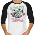 Christmas Losers 3/4 Sleeve Raglan - Adult & Kids T-Shirts, Sweatshirts & Hoodies apparel design preview 1