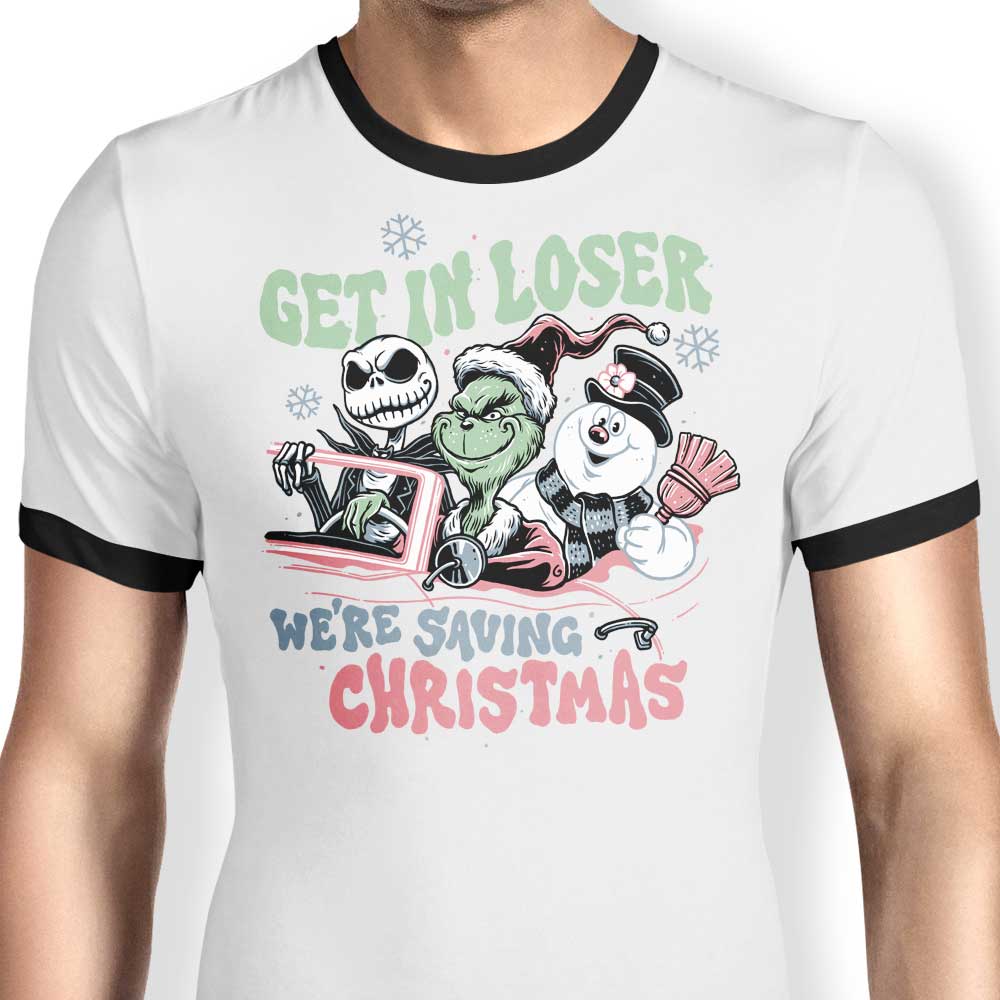Christmas Losers Ringer - Adult & Kids T-Shirts, Sweatshirts & Hoodies apparel design preview 1