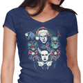 Christmas Monsters Women's V-Neck - Adult & Kids T-Shirts, Sweatshirts & Hoodies apparel design preview 1