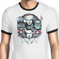 Christmas Monsters Ringer - Adult & Kids T-Shirts, Sweatshirts & Hoodies apparel design preview 1