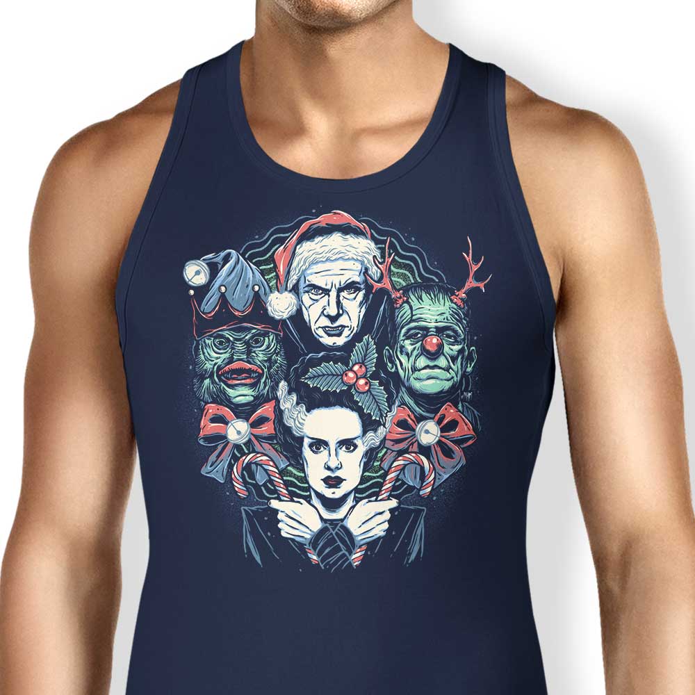 Christmas Monsters Tank Top - Adult & Kids T-Shirts, Sweatshirts & Hoodies apparel design preview 1