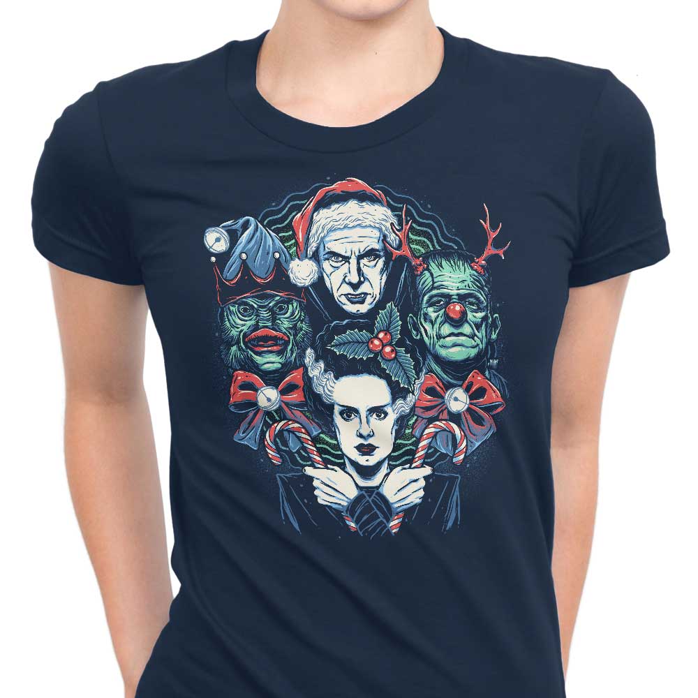Christmas Monsters Women's Apparel - Adult & Kids T-Shirts, Sweatshirts & Hoodies apparel design preview 1