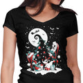 Christmas Nightmare Women's V-Neck - Adult & Kids T-Shirts, Sweatshirts & Hoodies apparel design preview 1