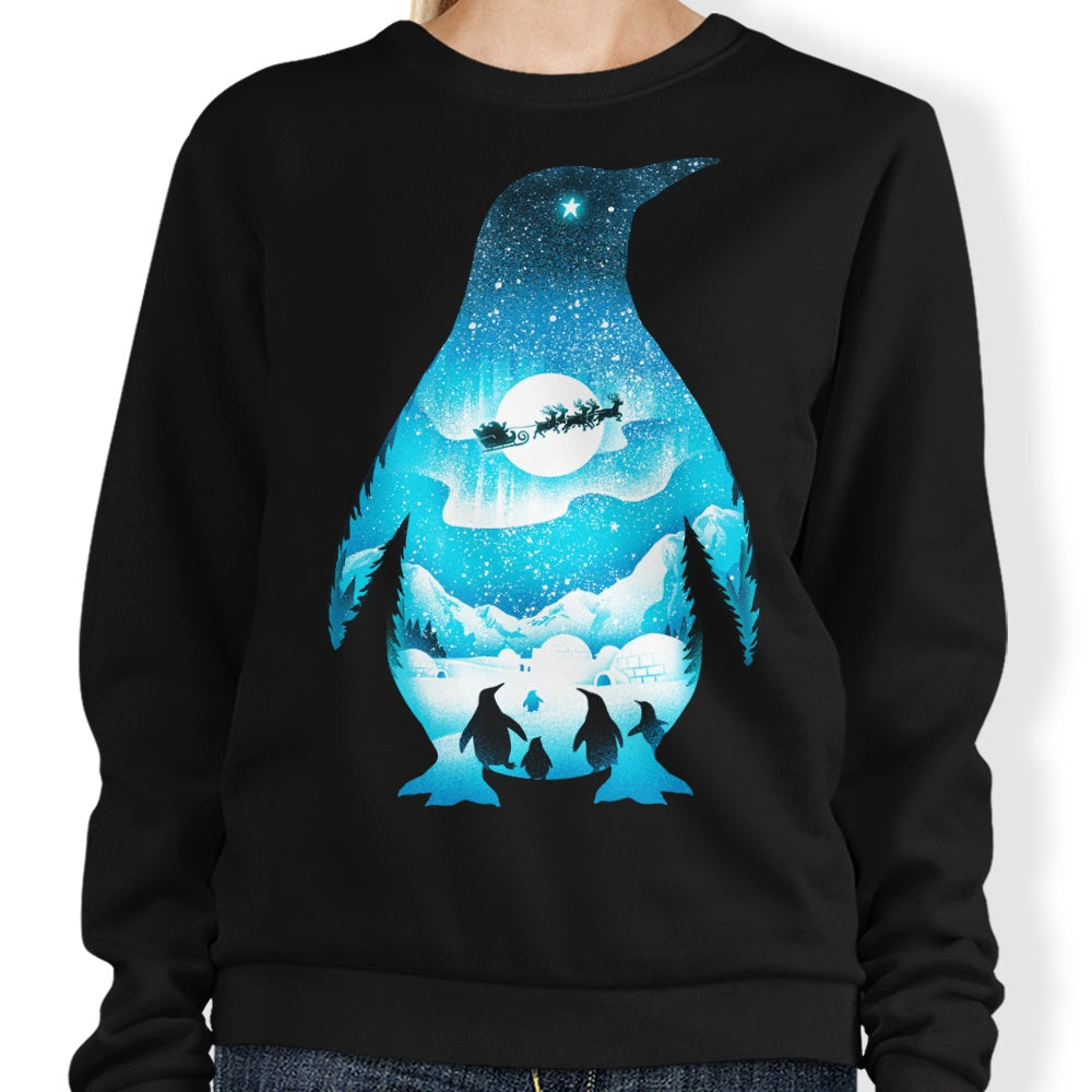Christmas Penguin - Adult & Kids T-Shirts, Sweatshirts & Hoodies apparel design preview 1