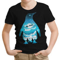 Christmas Penguin Youth Apparel - Adult & Kids T-Shirts, Sweatshirts & Hoodies apparel design preview 1
