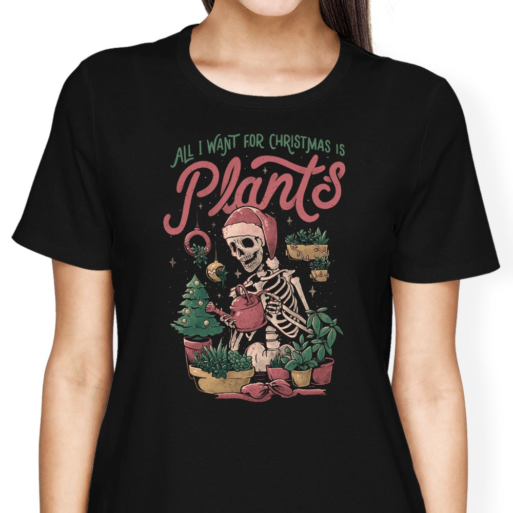 Christmas Plants Women's Apparel - Adult & Kids T-Shirts, Sweatshirts & Hoodies apparel design preview 1