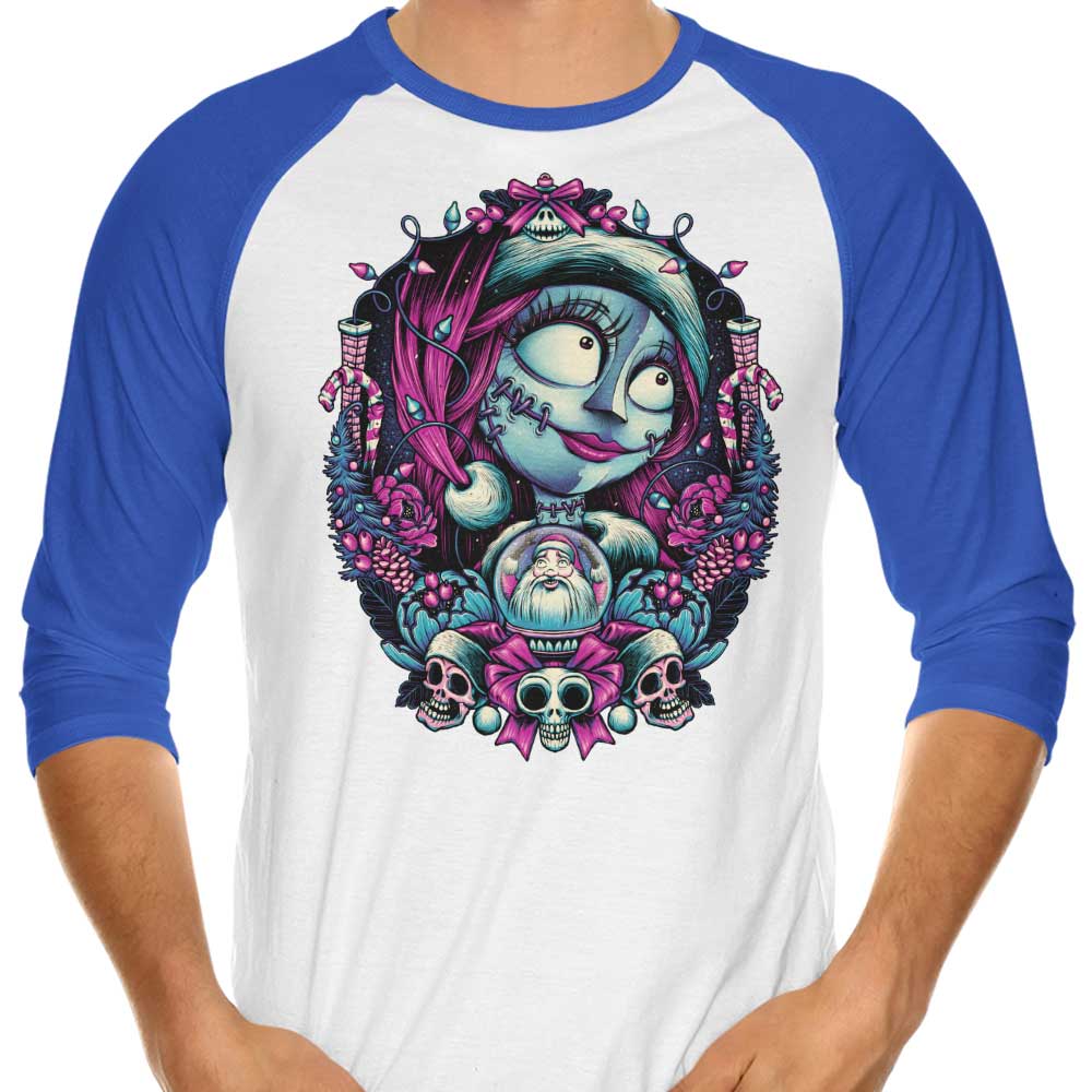 Christmas Ragdoll 3/4 Sleeve Raglan - Adult & Kids T-Shirts, Sweatshirts & Hoodies apparel design preview 1
