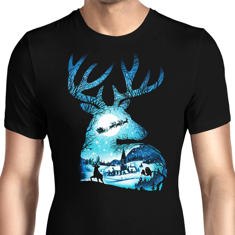 Christmas Reindeer Men's Apparel - Adult & Kids T-Shirts, Sweatshirts & Hoodies apparel design preview 1