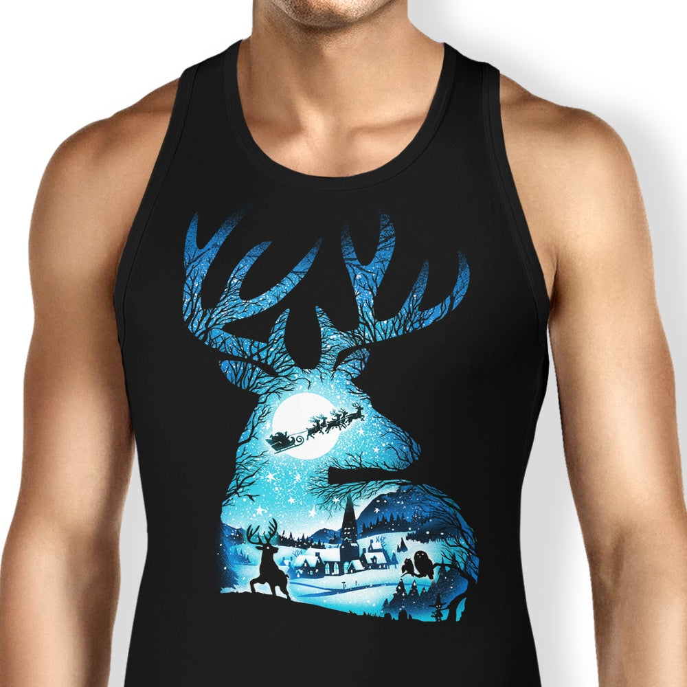 Christmas Reindeer Tank Top - Adult & Kids T-Shirts, Sweatshirts & Hoodies apparel design preview 1
