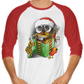 Christmas Robot 3/4 Sleeve Raglan - Adult & Kids T-Shirts, Sweatshirts & Hoodies apparel design preview 1