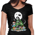 Christmas With Teerion Women's V-Neck - Adult & Kids T-Shirts, Sweatshirts & Hoodies apparel design preview 1