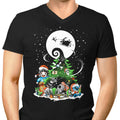 Christmas With Teerion Men's V-Neck - Adult & Kids T-Shirts, Sweatshirts & Hoodies apparel design preview 1