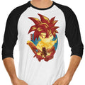 Chrono Attack 3/4 Sleeve Raglan - Adult & Kids T-Shirts, Sweatshirts & Hoodies apparel design preview 1