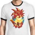 Chrono Attack Ringer - Adult & Kids T-Shirts, Sweatshirts & Hoodies apparel design preview 1