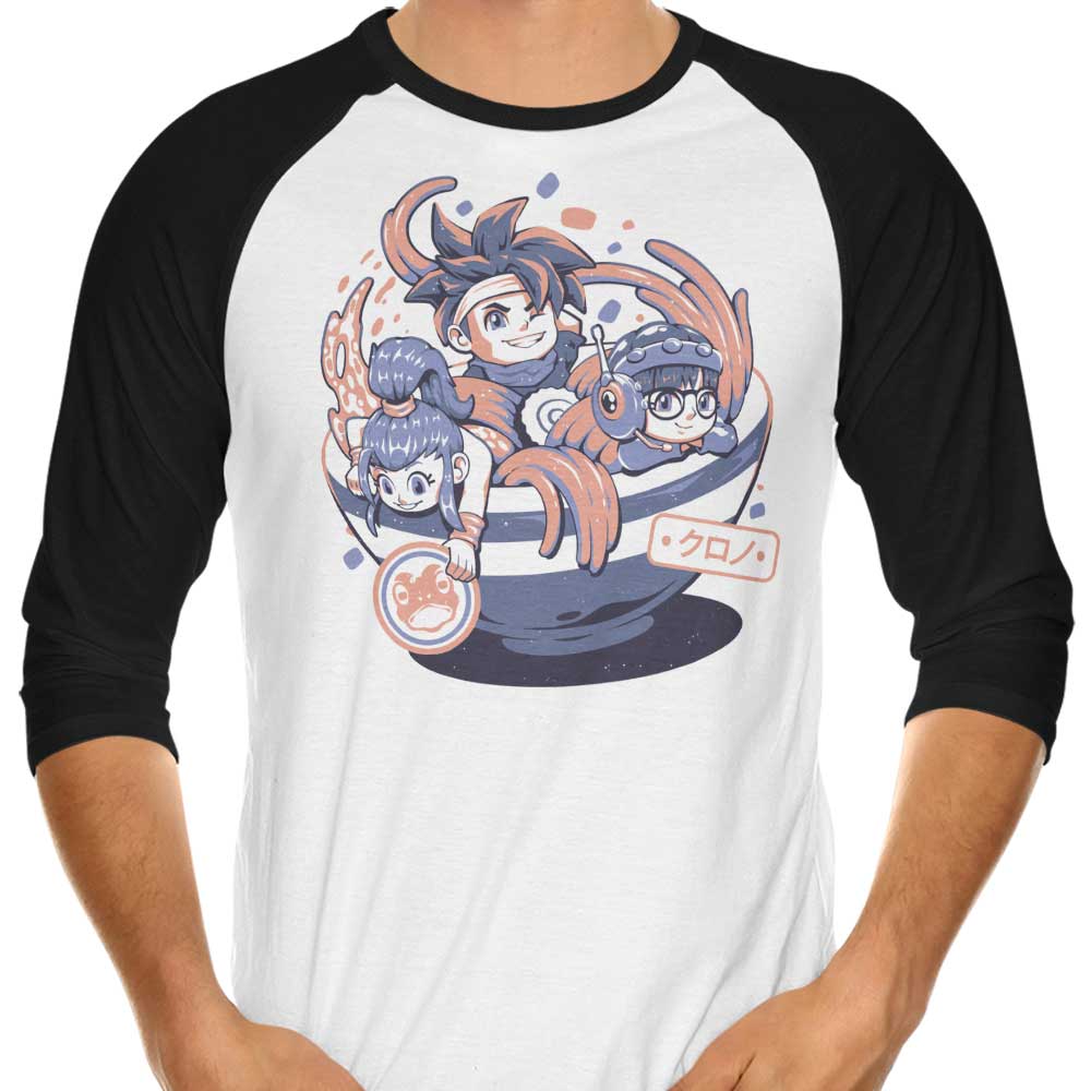 Chrono Bowl 3/4 Sleeve Raglan - Adult & Kids T-Shirts, Sweatshirts & Hoodies apparel design preview 1