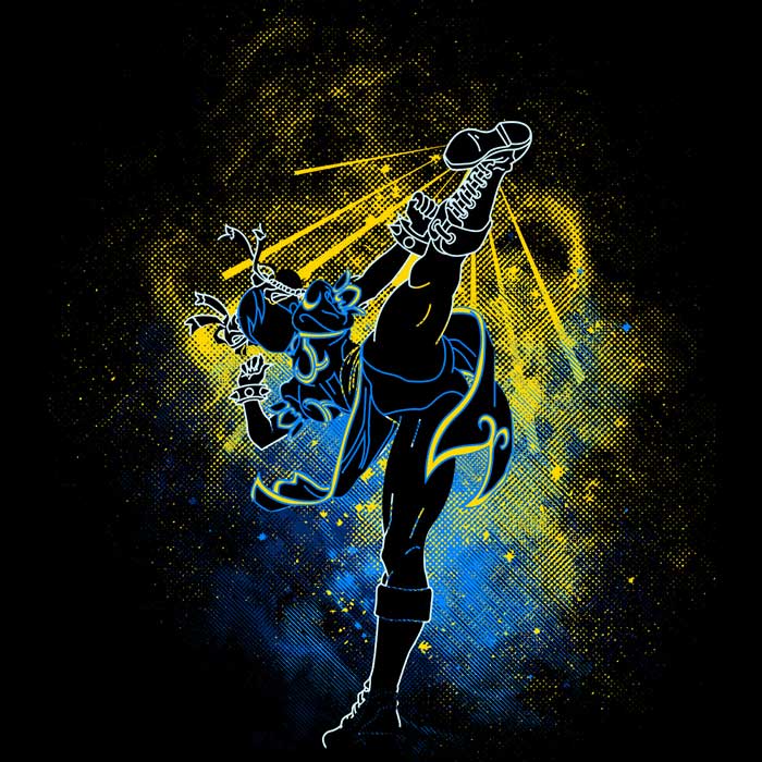 Chun Li Art - Adult & Kids T-Shirts, Sweatshirts & Hoodies apparel design preview 2
